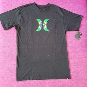 Hurley Brazil t-shirt Black new